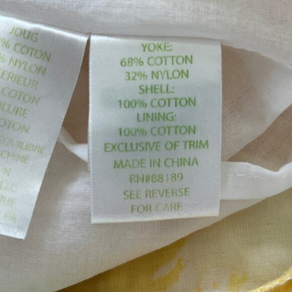 Lilly Pulitzer First Impressions Yellow Sunglow Reagan Dress sz 0 - Picture 6 of 7